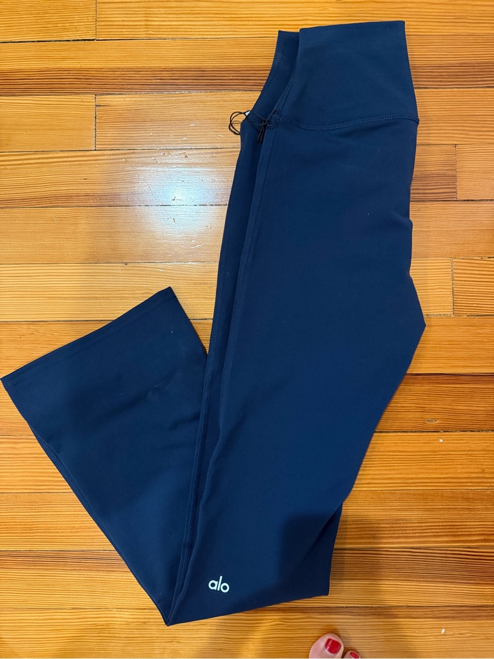 ALO Yoga Kids Navy Blue Leggings